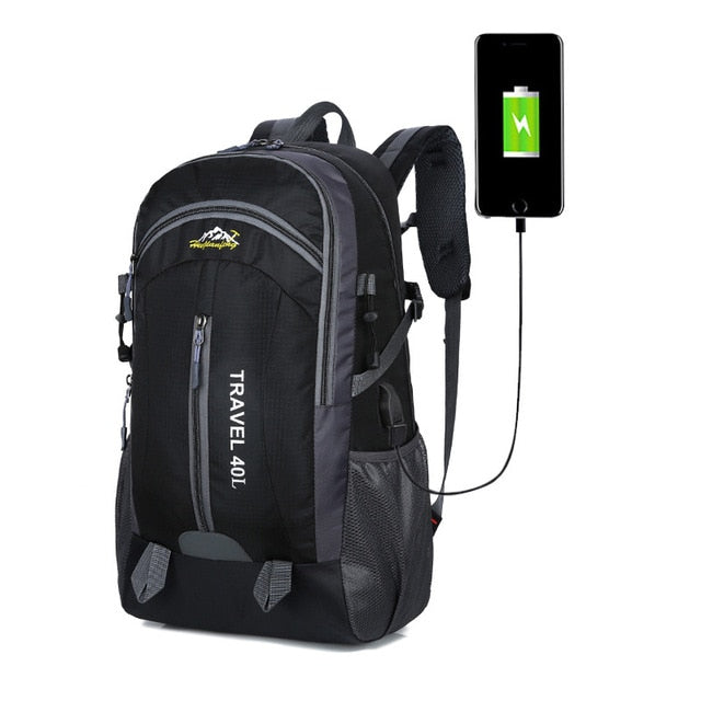 Travel Outdoor Bags Men Women USB Charge
