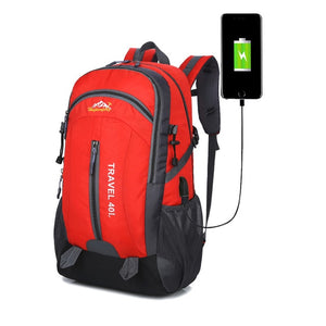Travel Outdoor Bags Men Women USB Charge