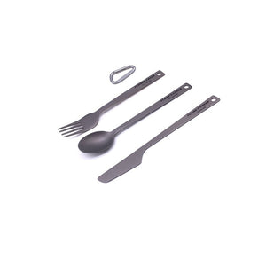 Titanium Fork Spoon Knife Flatware S