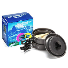 Load image into Gallery viewer, Portable outdoor camping set pot picnic